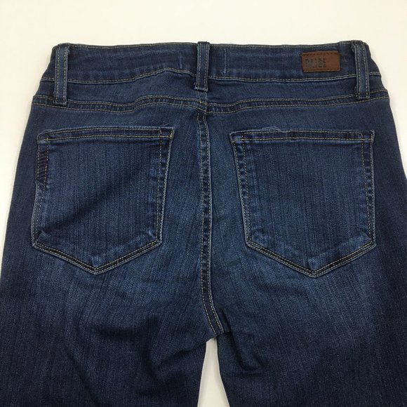 PAIGE Transcend Wash Verdugo Ankle 5 Pocket Logo Hardware Jeans - Picture 8 of 11